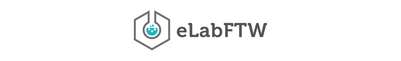 Le cahier de Laboratoire électronique (elabFTW)