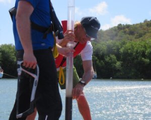 Mission de carottage sédimentaire aux Antilles en cours