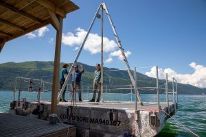Inauguration du parc national d'instruments Carottage Continental France